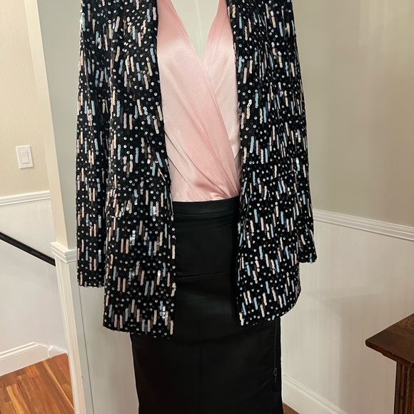 FC Jeans Gazelle Front zip pencil black size 8 skirt - Picture 8 of 10